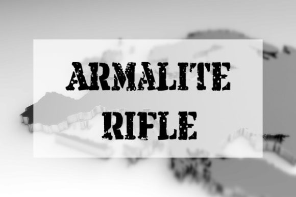 Armalite Rifle: A Vintage Display Font for Handmade Branding