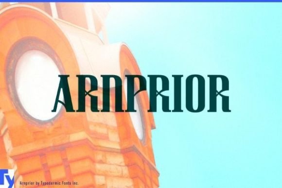Arnprior: A Rhythmic Modular Display Font for Creative Projects