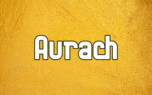 Aurach: A Clean Display Font for Scroll-Stopping Content