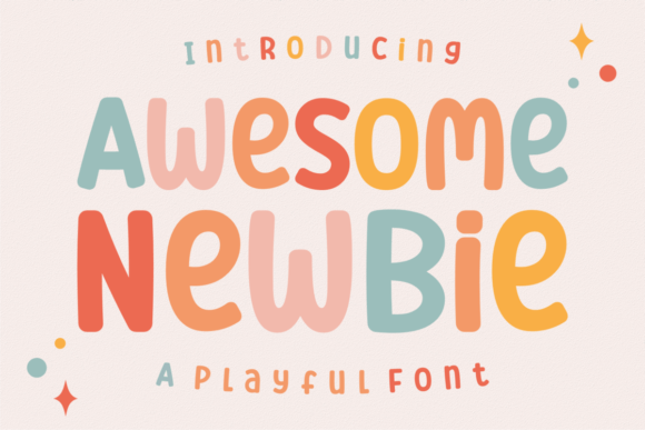 Awesome Newbie: A Playful Font for Campaign Creators