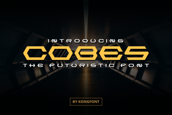 Cobes: A Futuristic Display Font for Creative Makers