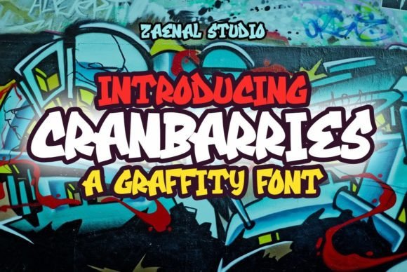 Cranbarries: A Playful Display Font for Editorial Design