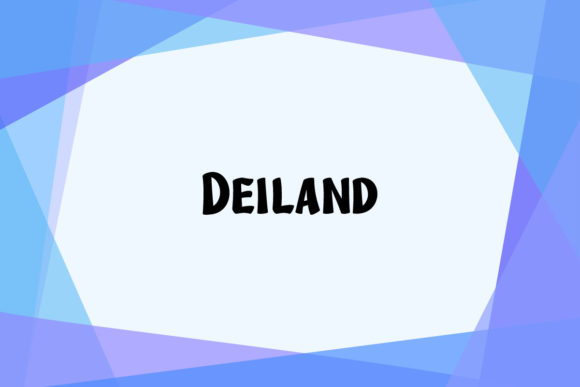 Deiland: A Playful Display Font for Makers