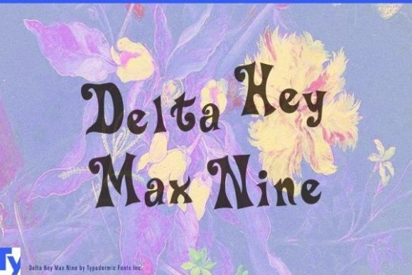 Delta Hey Max Nine: A Retro Curly Display Font for Web Design