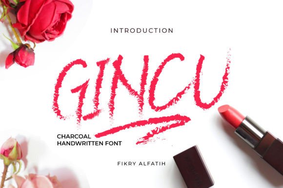 Gincu: A Charcoal Handwritten Font for Powerful Marketing
