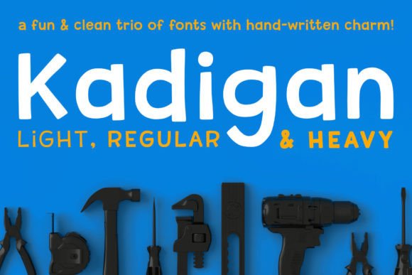 Kadigan: A Playful Display Font for Brand Moments That Don’t Take Themselves Too Seriously