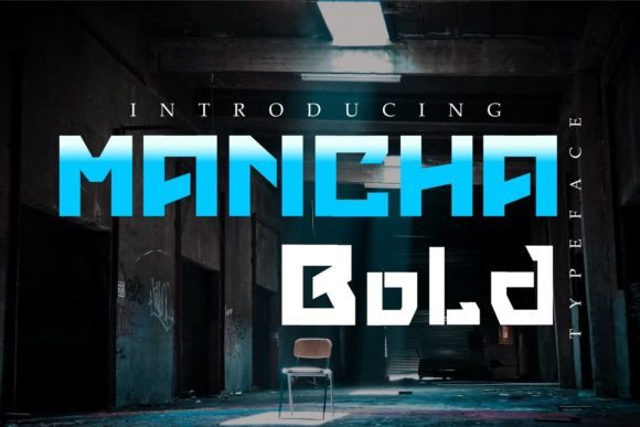 Mancha Bold: A Playful Display Font for Makers