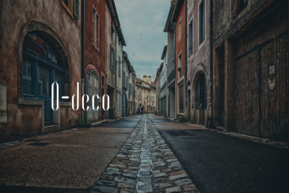 O-deco: A Slim Display Font for Standout Web Designs