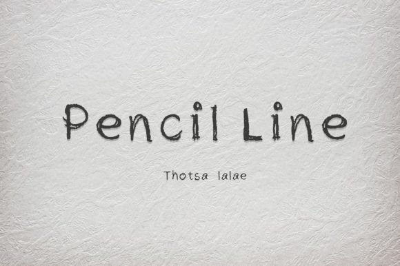 Pencil Line: A Natural Display Font for Editorial Warmth