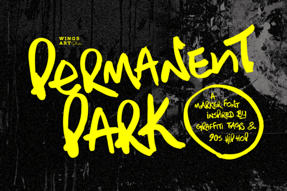 Permanent Park: A Graffiti-Inspired Display Font That Builds Brand Personality