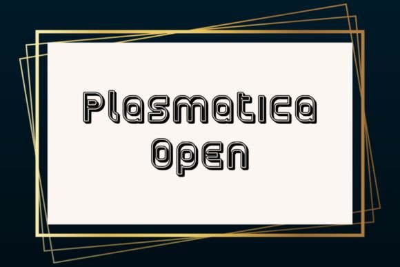 Plasmatica Open: A Playful Display Font for Bold Editorial Design