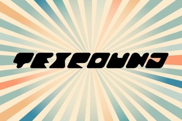 Texround: A Playful Display Font for Handmade Products